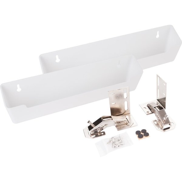 Hardware Resources 11" Slim Depth Plastic Tip-Out Tray Kit for Sink Front TO11S-R